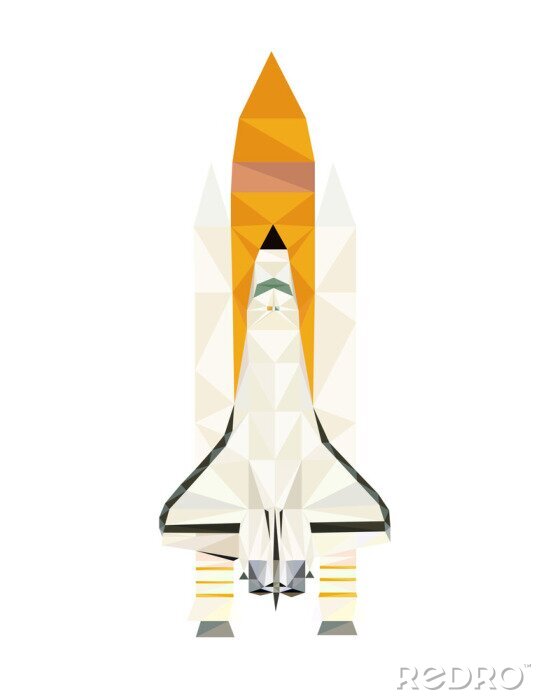 Sticker  Illustration de la navette spatiale