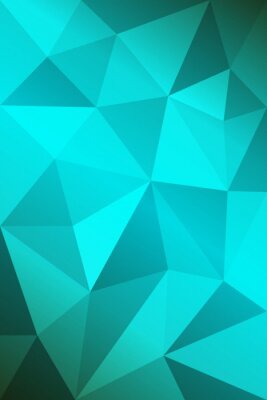 Sticker  Illustration minimaliste en couleur turquoise