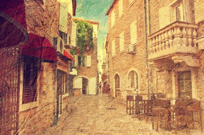 Image dans le style rétro artistique.