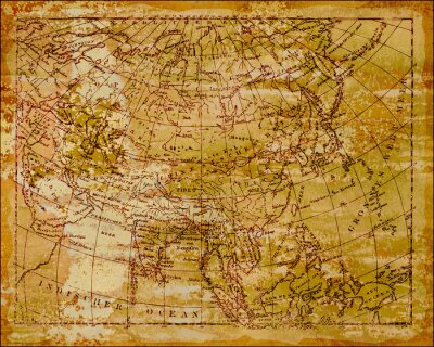 Sticker  image Métal - Asie