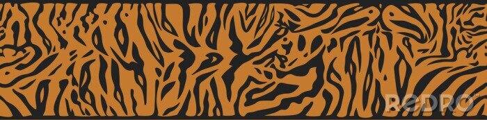 Sticker  Imprimé tigre marron