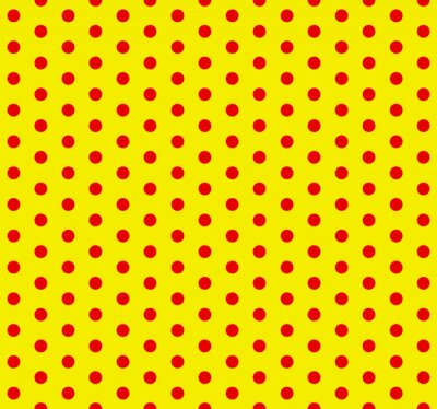 Papier peint à motif  Inscription dans une bulle sur fond rouge