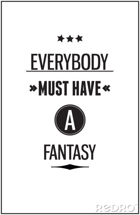 Sticker  Inspiration typographique fantastique