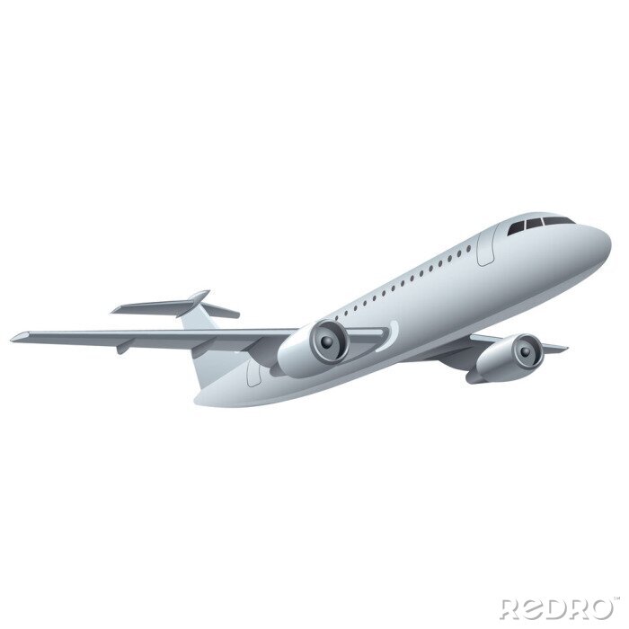 Sticker  jet airplane