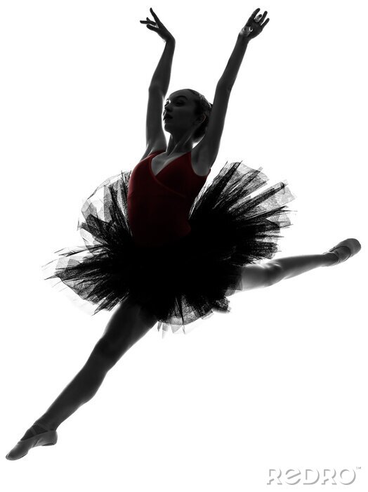 Sticker  jeune femme danse ballerine danseur de ballet