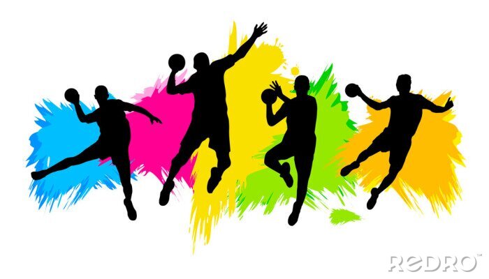 Sticker  Joueurs de handball