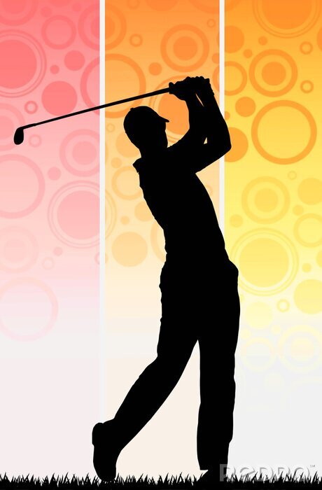 Sticker  Jugando al Hombre Golf