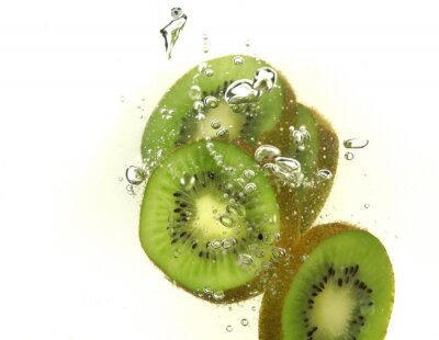 Sticker  kiwi dans l'eau
