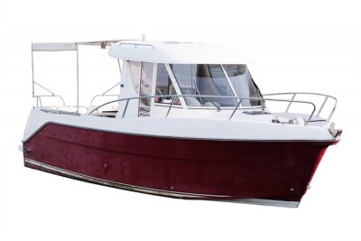 Sticker  L'image d'un bateau à moteur à passagers