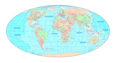 La carte politique mondiale