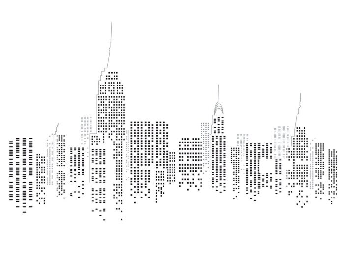 Sticker  La Ville De New York