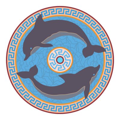 Sticker  Le style minoenne.