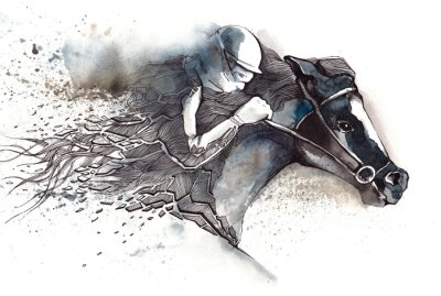 Sticker  les courses de chevaux