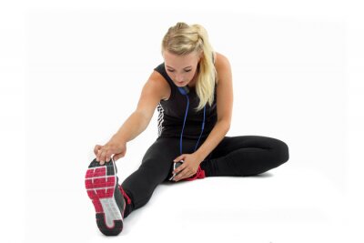 Sticker  Les exercices d'étirement