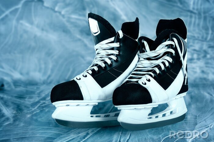 Sticker  Les patins de hockey de l'homme