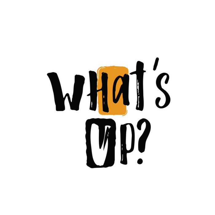 Sticker  Lettrage avec un accent de couleur