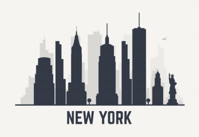 Sticker  Lignes de la ville de New York