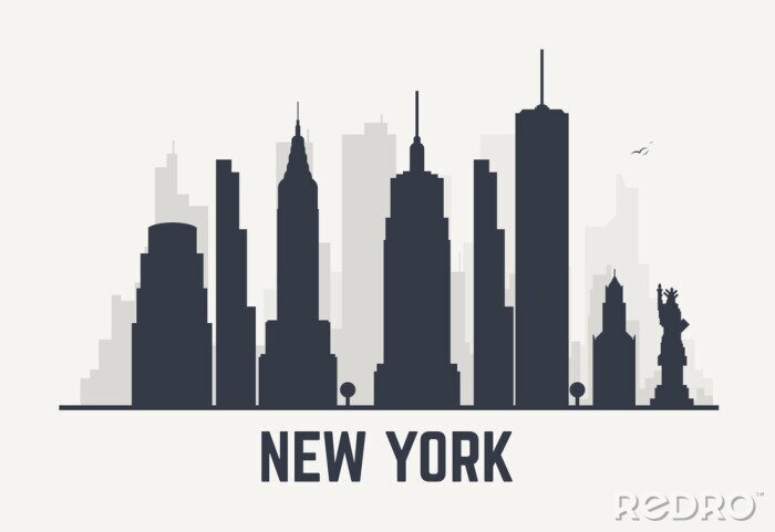 Sticker  Lignes de la ville de New York