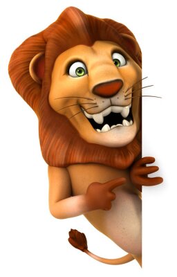 Sticker  Lion rigolo image graphique