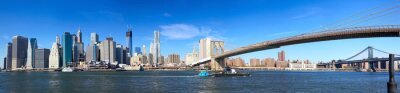 Manhattan panorama avec pont