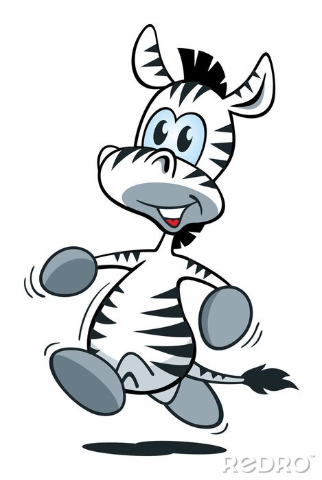 Sticker  Mascot Zebra course