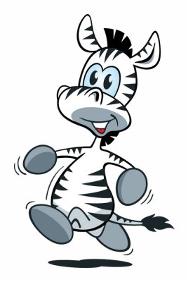 Sticker  Mascot Zebra course
