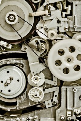 Sticker  Mécanisme d'une machine