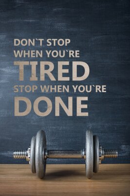 Sticker  Métal, barre, gris, fond, motivation, texte