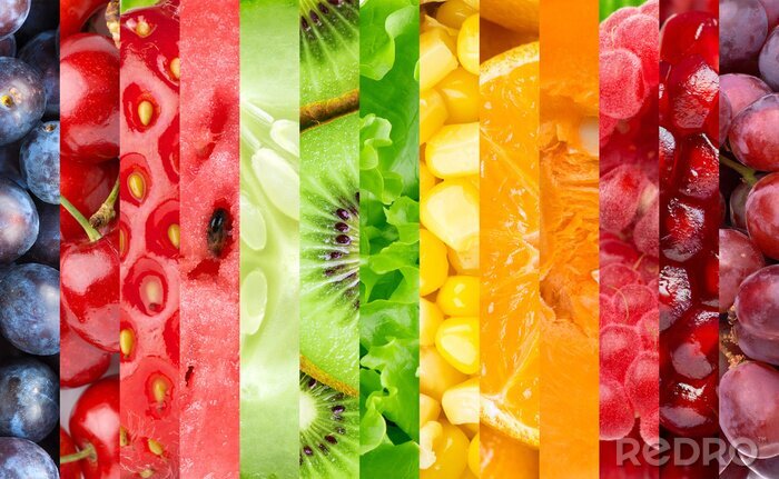 Sticker  Mix de fruits et légumes