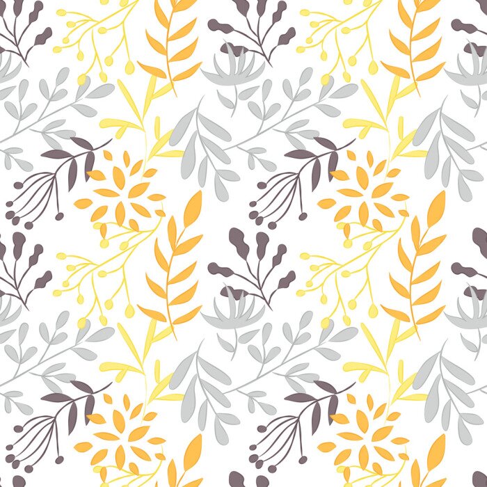 Sticker  modèle d'une plante colorée sur fond blanc, illustration vectorielle