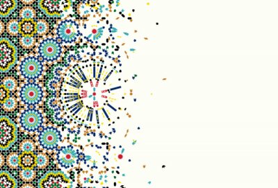 Sticker  Modèle de désintégration du Maroc