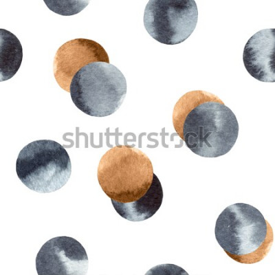 Sticker  Modèle sans couture aquarelle