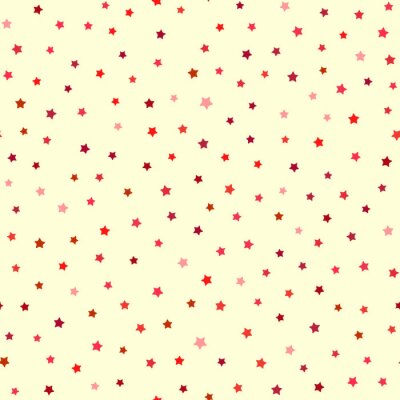 Sticker  Modèle sans couture festive avec des étoiles colorées.