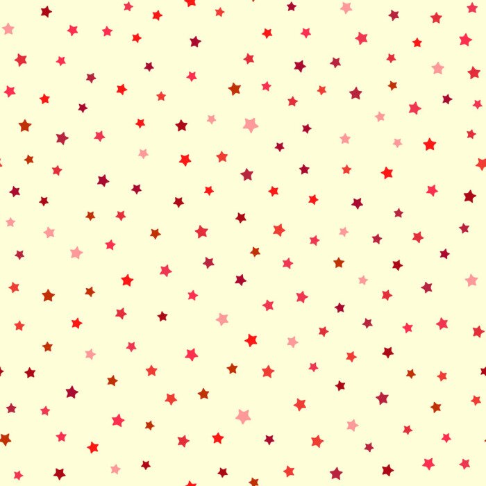 Sticker  Modèle sans couture festive avec des étoiles colorées.