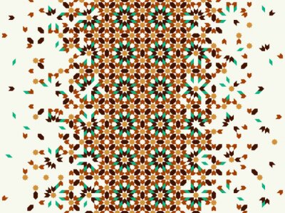 Sticker  Morocco disintegration template