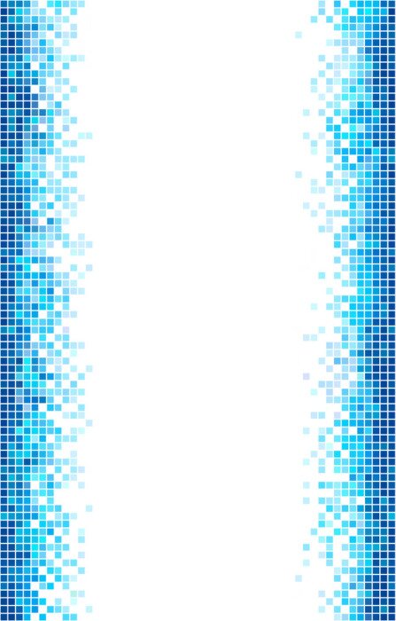 Sticker  Mosaïque moderne composée de pixels