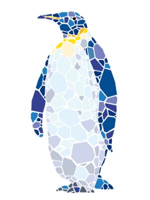 Sticker  Mosaïque pingouin