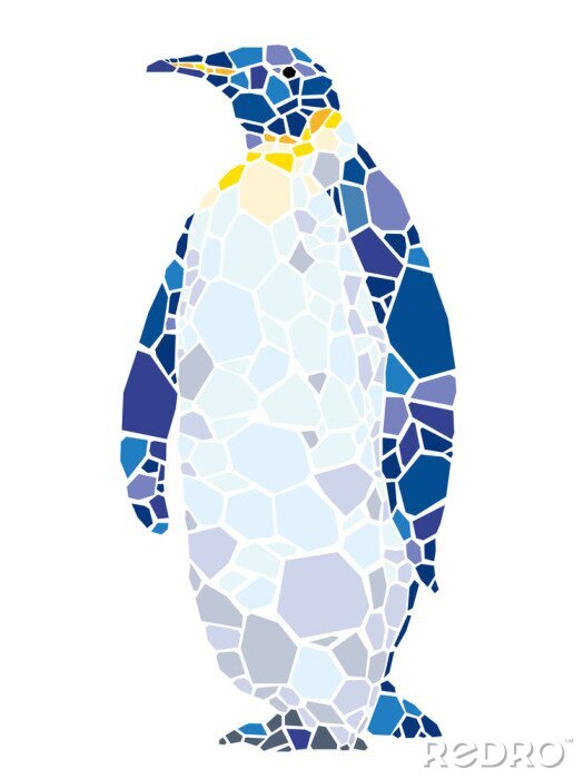 Sticker  Mosaïque pingouin
