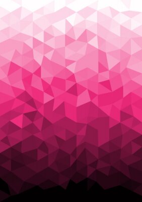 Sticker  Mosaïque rose avec transition de couleur