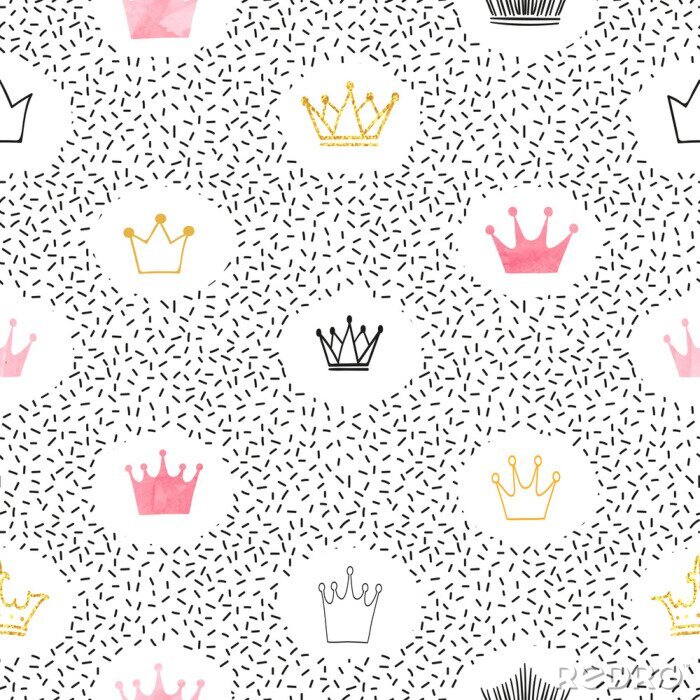 Sticker  Motif avec des couronnes