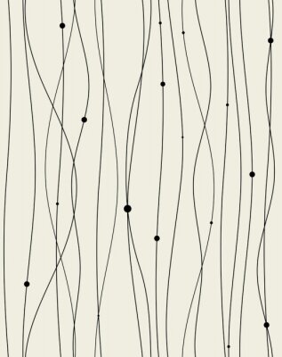 Sticker  Motif avec des lignes noires