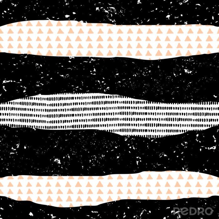 Sticker  Motif avec des rayures décorées