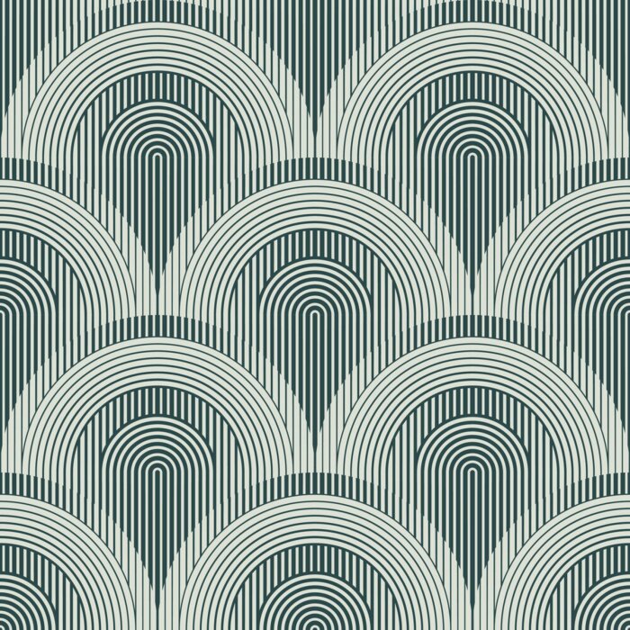 Sticker  Motif dans des tons verts