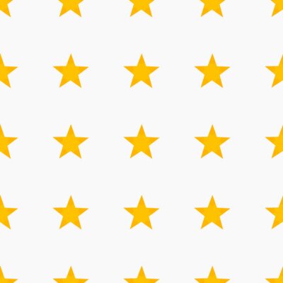 Sticker  Motif de fond d'étoiles jaunes