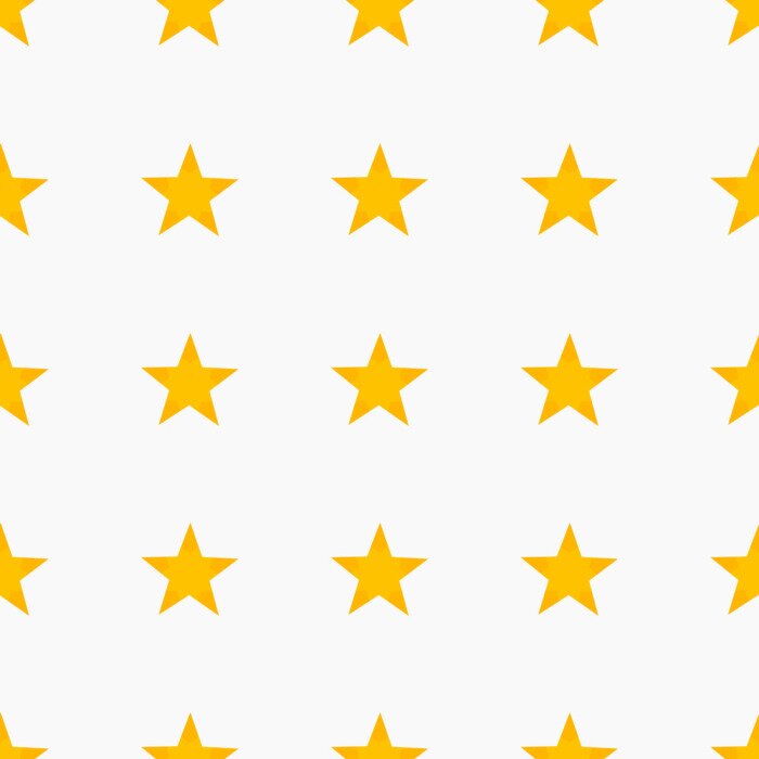 Sticker  Motif de fond d'étoiles jaunes