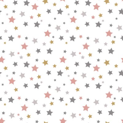 Sticker  Motif de Noël sans fin. Fond étoilé.