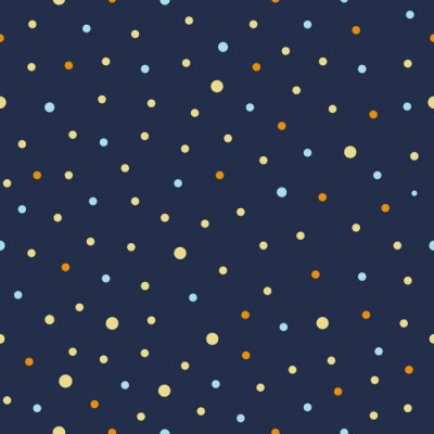 Sticker  Motif de point de polka sans couture.