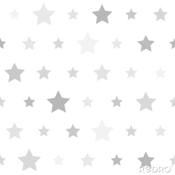 Sticker  Motif géométrique abstrait transparente avec les étoiles sur un white backgr