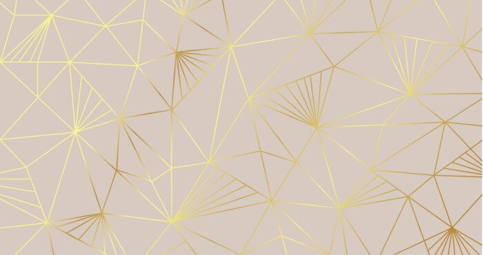 Sticker  Motif géométrique avec des éléments jaunes