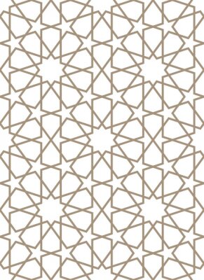 Sticker  Motif géométrique avec des étoiles